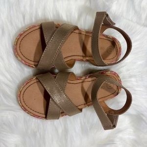 Cat & Jack Gold Espadrille Sandals